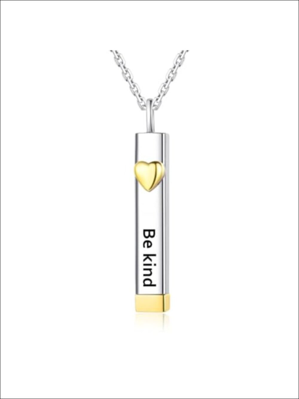 Hidden Message Necklace 925 Sterling Silver Pendant Best Friend Gift